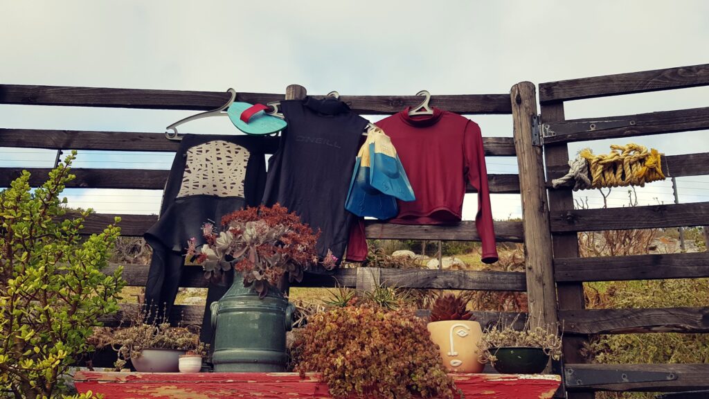 Gear for bodysurfing at home on the fence