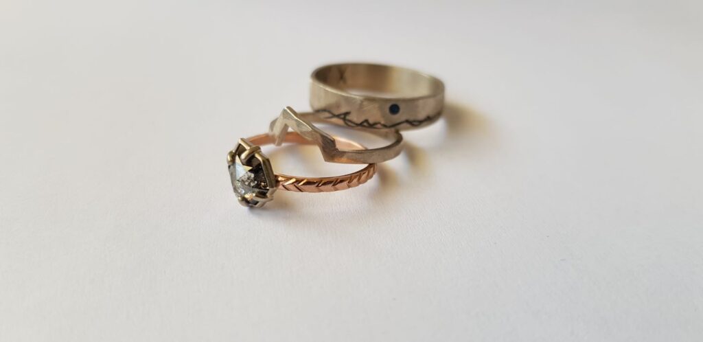Wedding ring combination