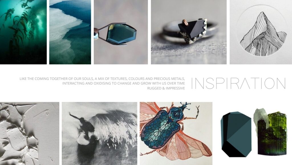 Inspiration in the form of movement, colour, shapes and textures