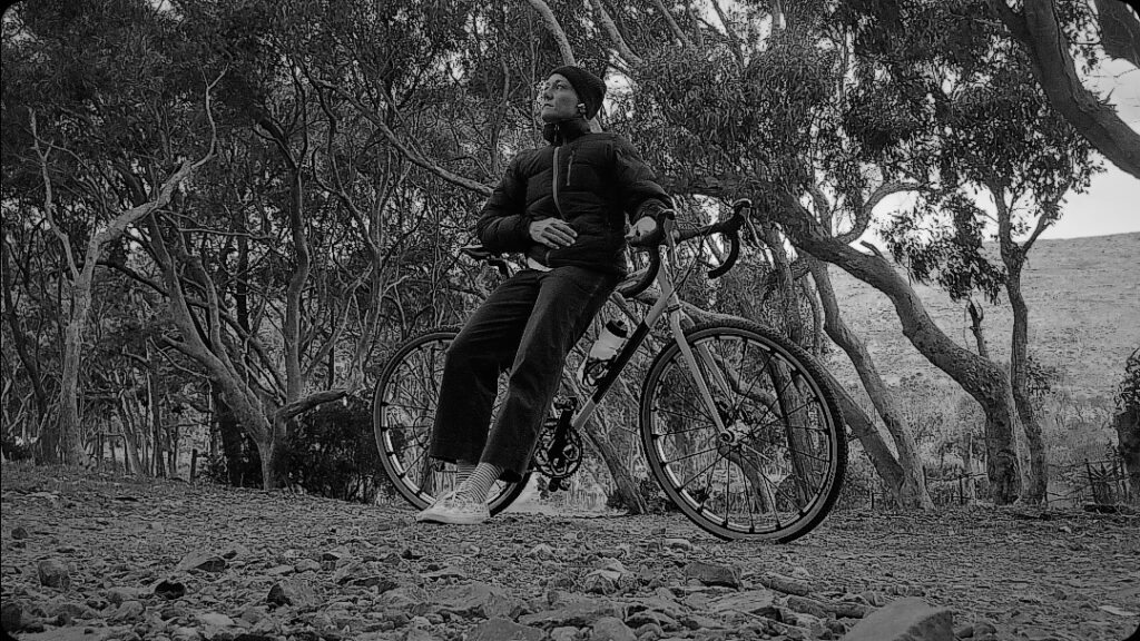 Pondering life on a bicycle on the farm in Cape Point