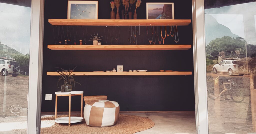 Stefni studio and shop space in Scarborough, Cape Town