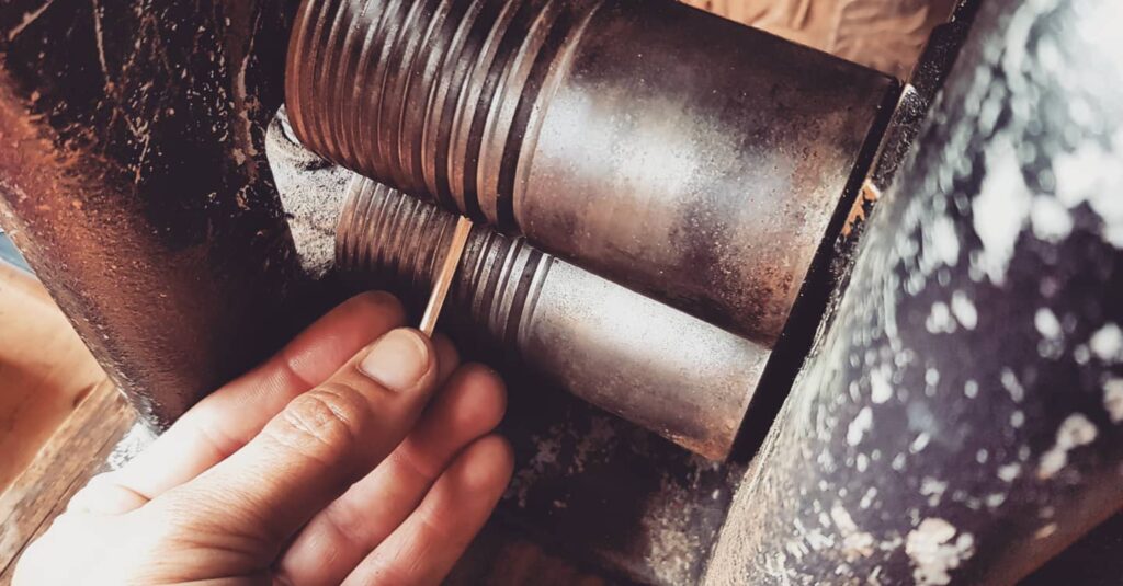 Gold ring manufacturing process